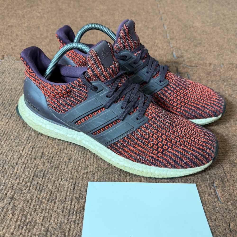 Adidas UltraBoost 4.0 Noble Red Night Red Running Shoes F36155 Mens sz 9 B- shoe